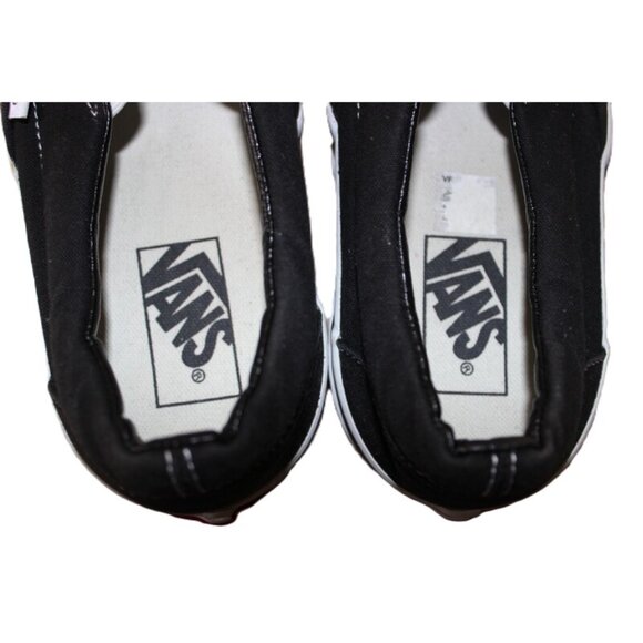 VANS Classic Canvas Skateboard Slip-On Shoes, Black Unisex - Size M9.5/W11 - Picture 7 of 14
